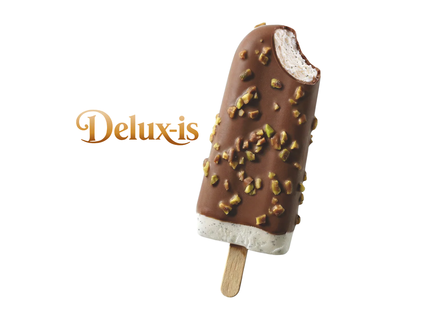 Delux-is Havsalt og Pistasj